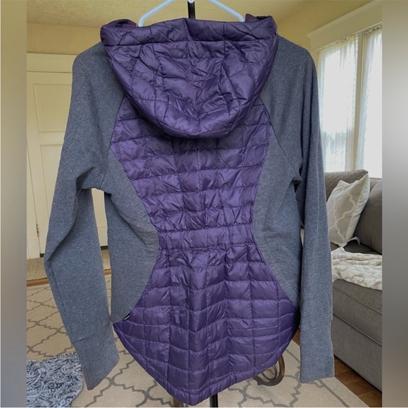 North face endeavor thermoball quilted hybrid‎ jacket grey/purple size small - Picture 4 of 13